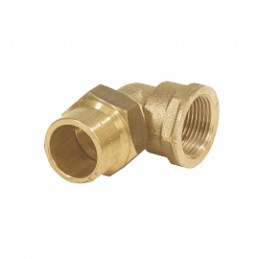 Coude bicone gaz 12x3-8 F